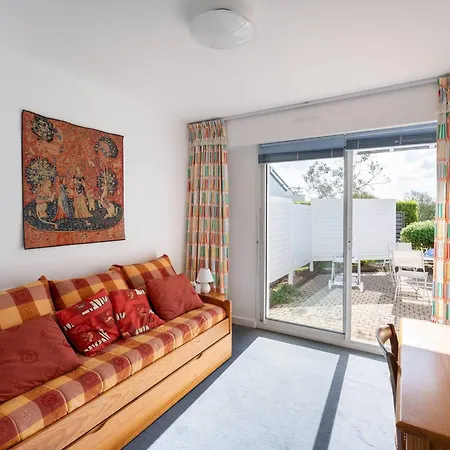 Carnac: 3p Avec Piscine Chauffee, Terrasse Et Parking, A 1 Km De La - Fr-1-477-245